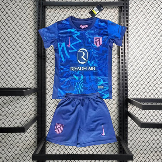 Atletico Madrid Derde 'Uit' Voetbalkit 24/25 - KINDEREN