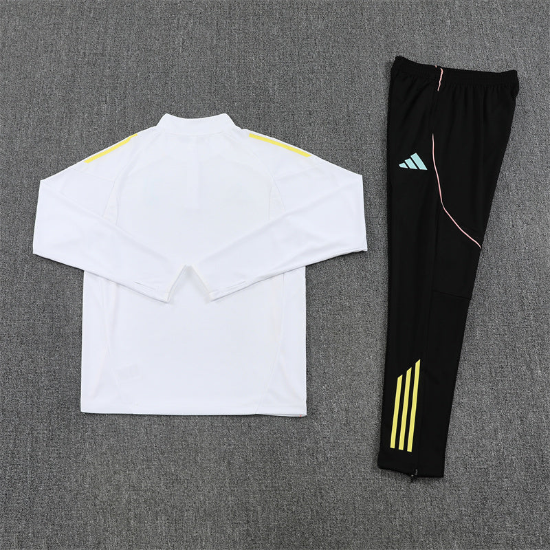 Juventus Half-Pull Trainingspak 'Wit' 25/26 - KINDEREN