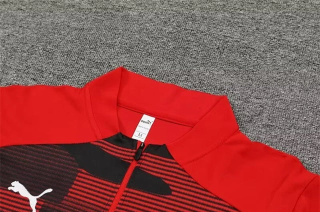 AC Milan Half-Pull Trainingspak 'Rood' - VOLWASSENEN