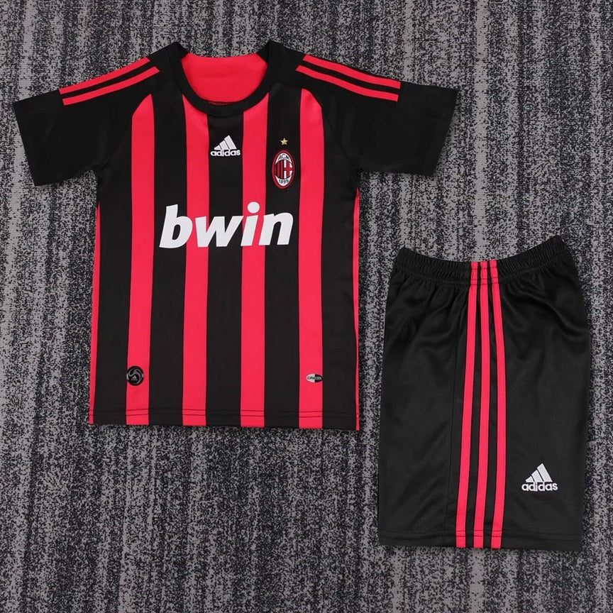 AC Milan Retro 'Thuis' Voetbalkit 08/09 - KINDEREN