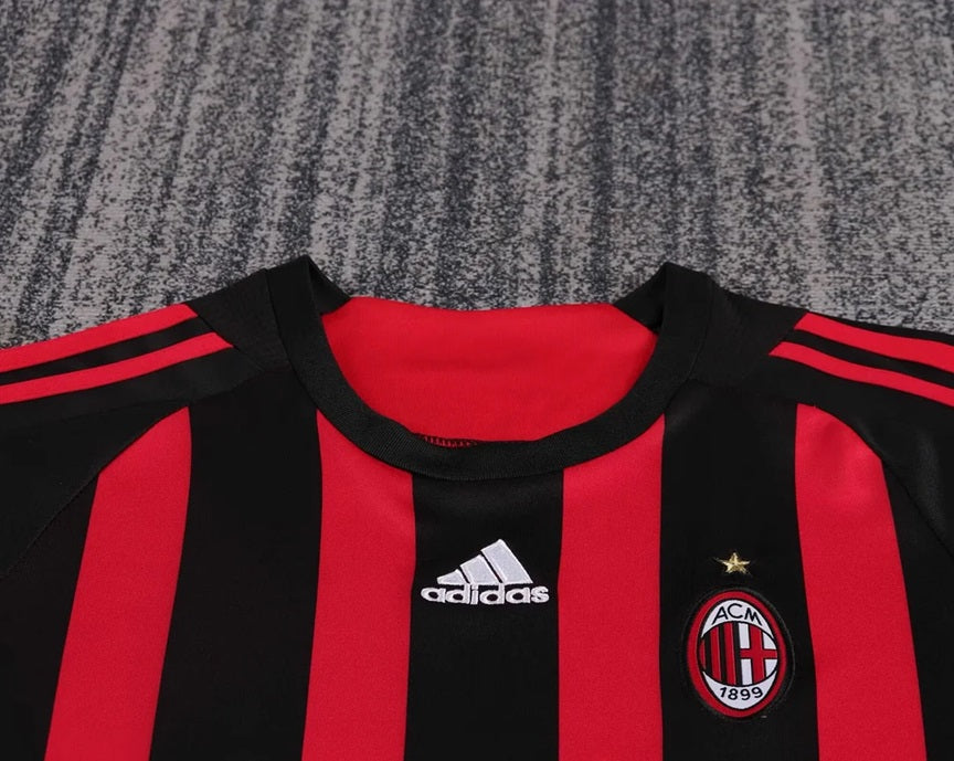 AC Milan Retro 'Thuis' Voetbalkit 08/09 - KINDEREN