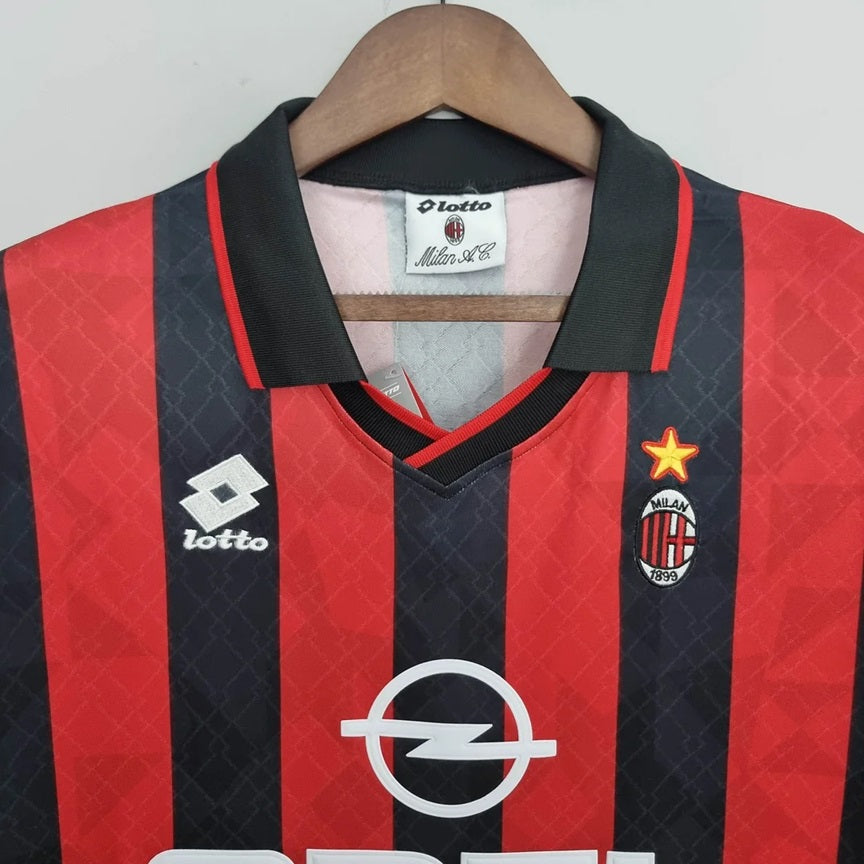AC Milan Retro 'Tuis' Voetbalshirt 95/96 - VOLWASSENEN