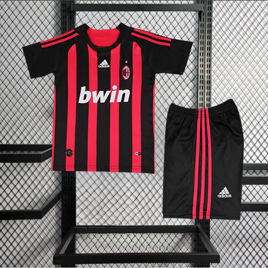 AC Milan Retro 'Thuis' Voetbalkit 08/09 - KINDEREN