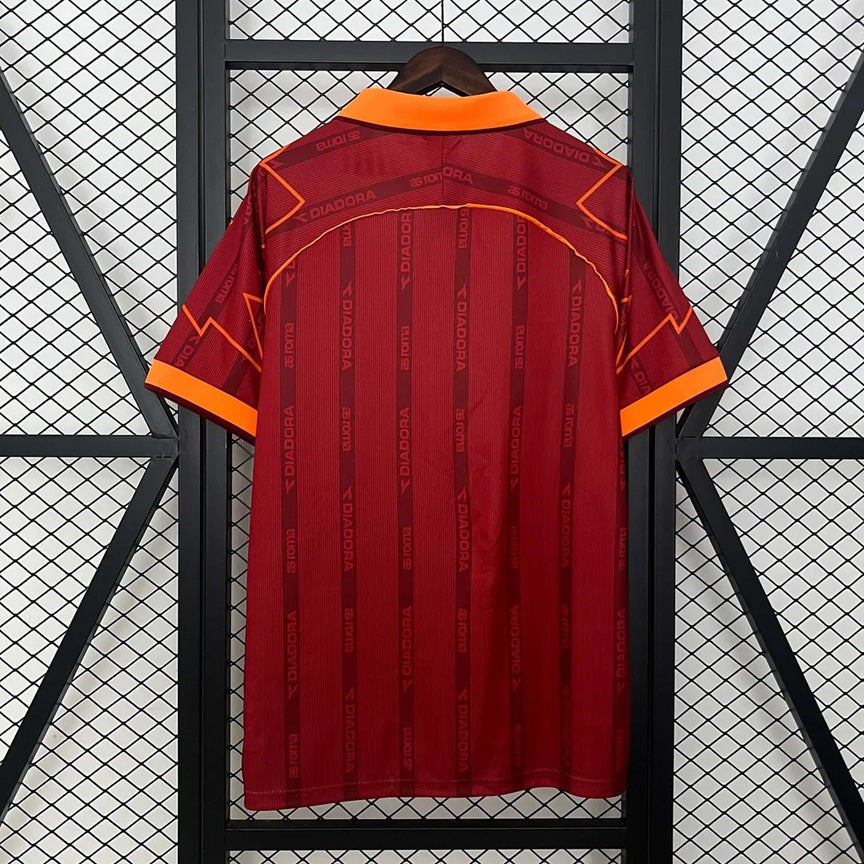 Roma Retro 'Thuis' Voetbalshirt 99/00 - VOLWASSENEN