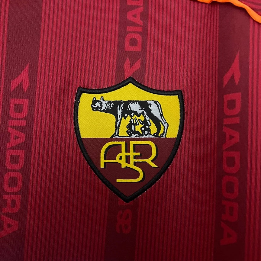 Roma Retro 'Thuis' Voetbalshirt 99/00 - VOLWASSENEN