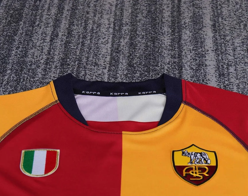 Roma Retro 'Thuis' Voetbalkit 00/01 - KINDEREN