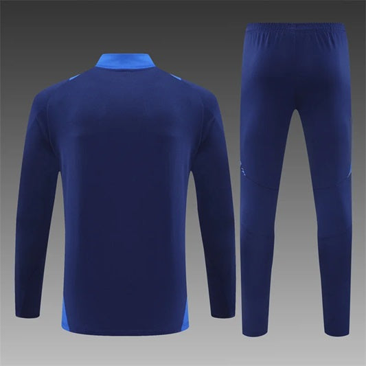 Al Nassr Half-Pull Trainingspak 'Blauw' - KINDEREN