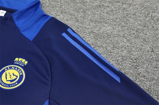 Al Nassr Half-Pull Trainingspak 'Blauw' - KINDEREN