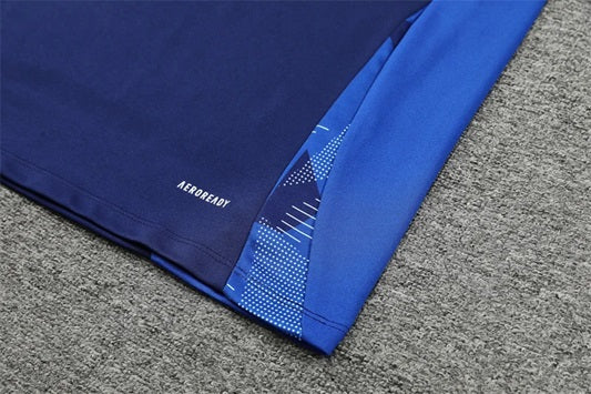 Al Nassr Half-Pull Trainingspak 'Blauw' - KINDEREN