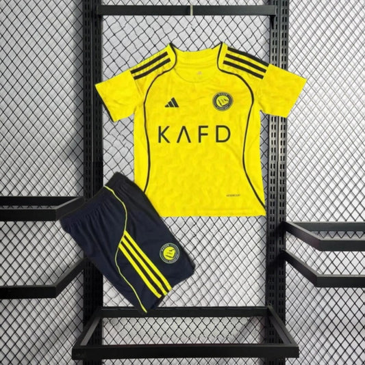 Al Nassr 'Thuis' Voetbalkit 25/26 - KINDEREN