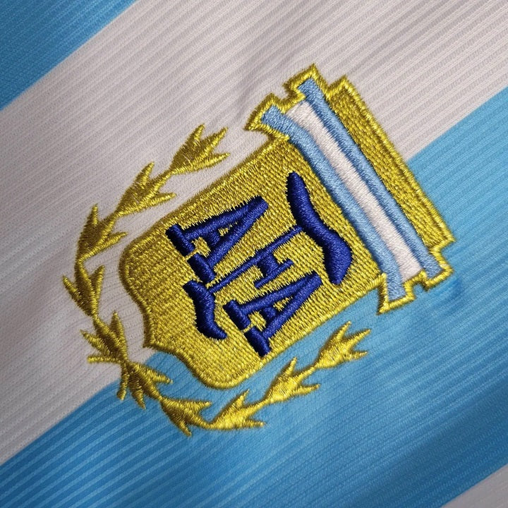 Argentinie Retro 'Thuis' Voetbalshirt 1998 - VOLWASSENEN