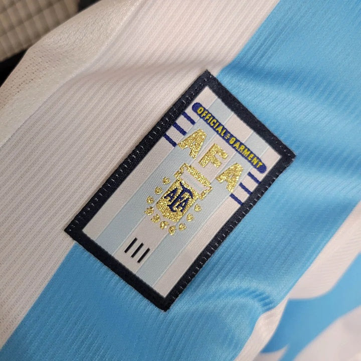 Argentinie Retro 'Thuis' Voetbalshirt 1998 - VOLWASSENEN