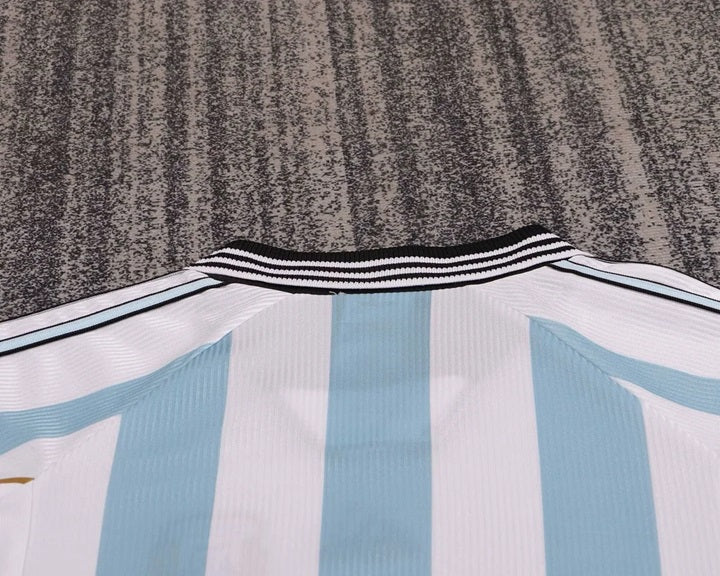 Argentinie Retro 'Thuis' Voetbalkit 1998 - KINDEREN