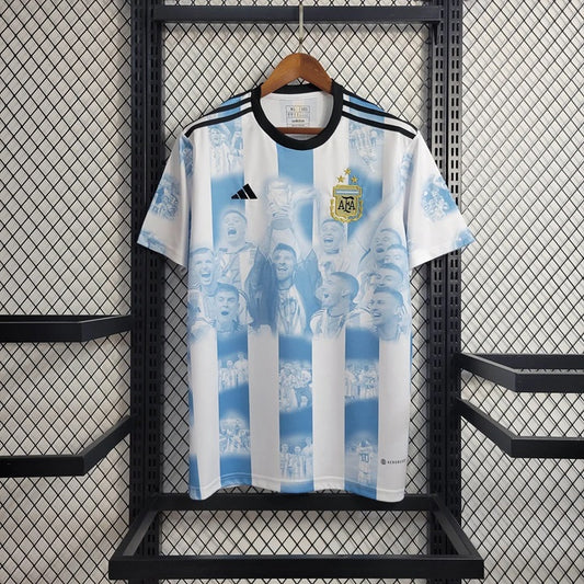 Argentinie Champions Edition Voetbalshirt 2022 - VOLWASSENEN