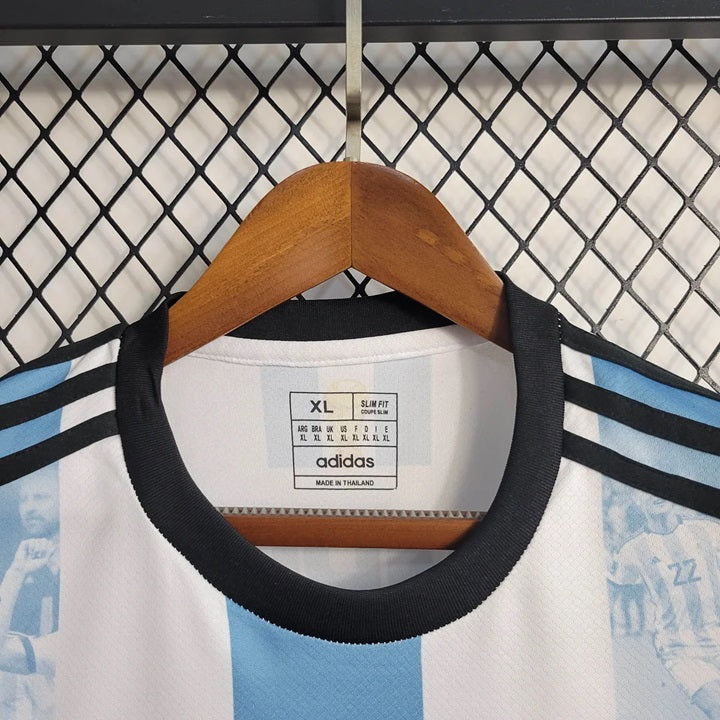 Argentinie Champions Edition Voetbalshirt 2022 - VOLWASSENEN