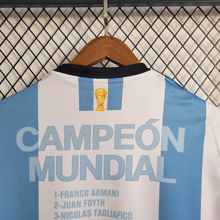 Argentinie Champions Edition Voetbalshirt 2022 - VOLWASSENEN