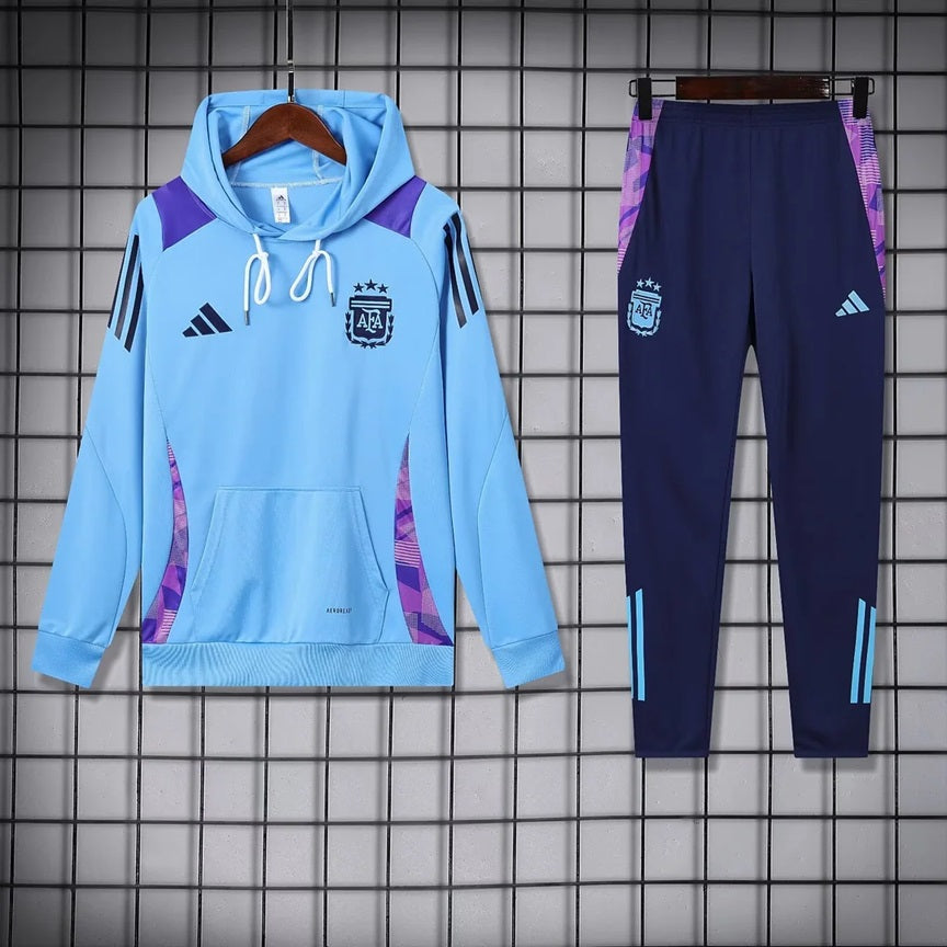Argentinie Hooded Trainingspak 'Blauw' - VOLWASSENEN