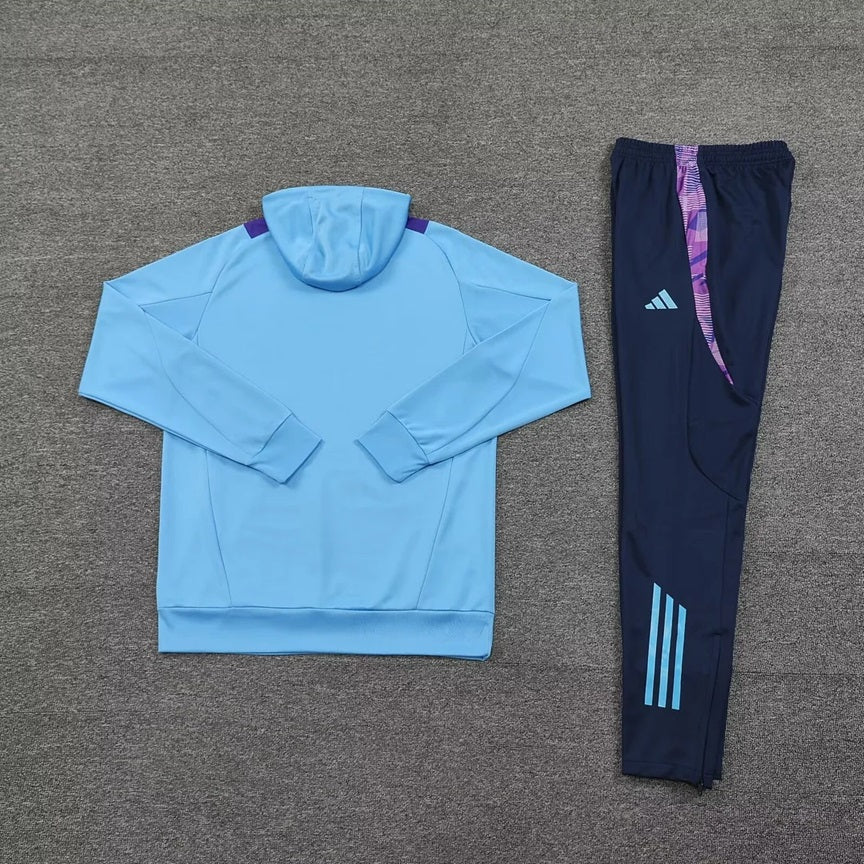 Argentinie Hooded Trainingspak 'Blauw' - VOLWASSENEN