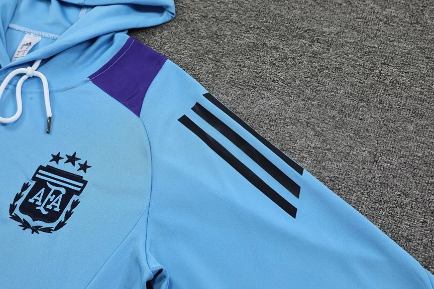 Argentinie Hooded Trainingspak 'Blauw' - VOLWASSENEN