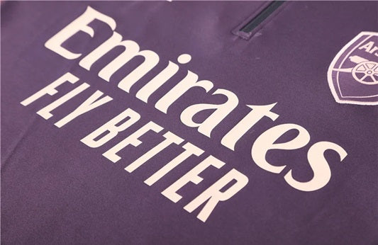 Arsenal Half-Pull Trainingspak 'Paars' - VOLWASSENEN