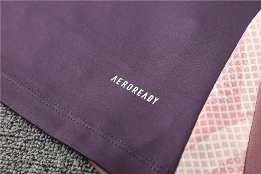 Arsenal Pull-Zip Trainingspak 'Paars' - KINDEREN