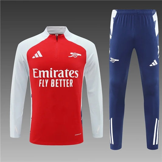 Arsenal Half-Pull Trainingspak 'Rood' - VOLWASSENEN