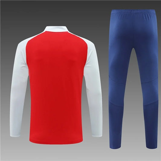 Arsenal Pull-Zip Trainingspak 'Rood' - KINDEREN
