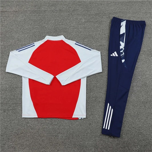 Arsenal Pull-Zip Trainingspak 'Rood' - KINDEREN