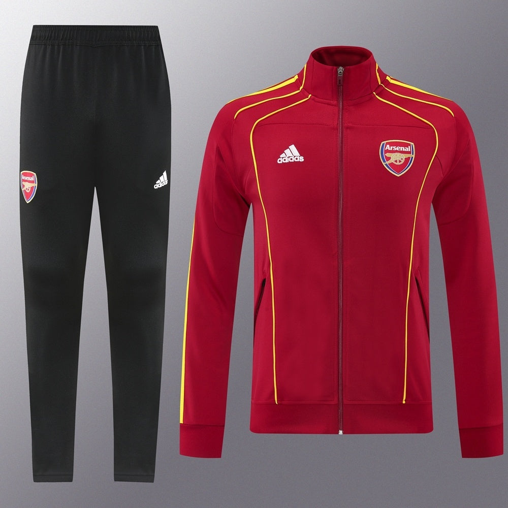 Arsenal Full-zip Trainingspak 'Rood' 25/26 - VOLWASSENEN