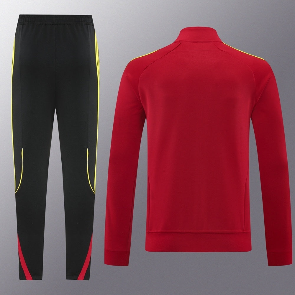 Arsenal Full-zip Trainingspak 'Rood' 25/26 - VOLWASSENEN