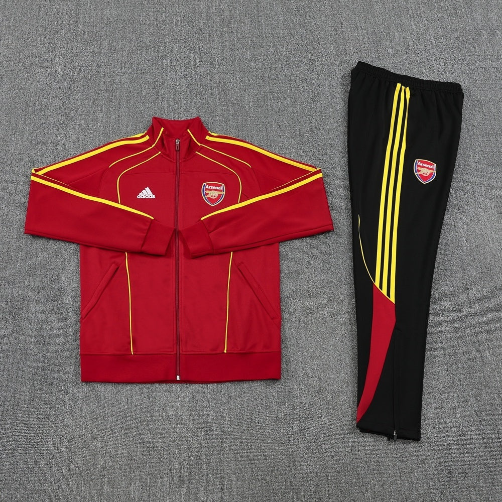 Arsenal Full-zip Trainingspak 'Rood' 25/26 - VOLWASSENEN
