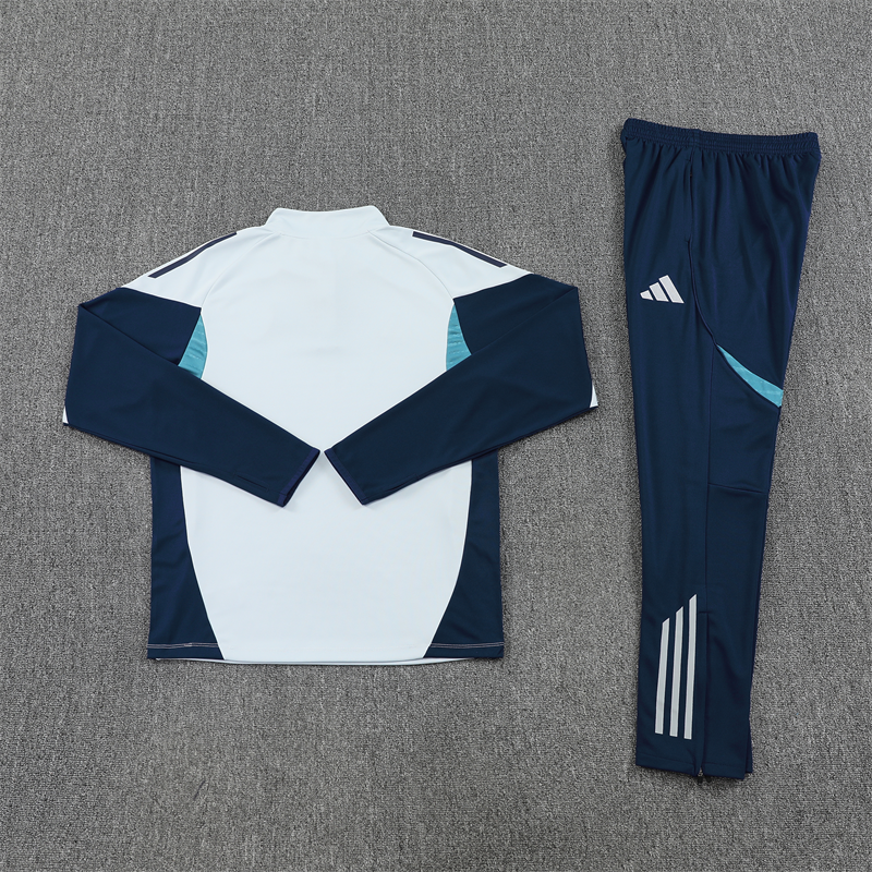 Arsenal Half-Pull Trainingspak 'Wit' 25/26 - KINDEREN