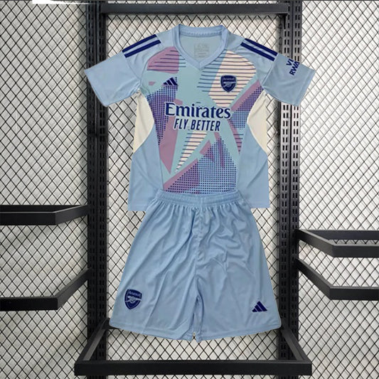 Arsenal Keeper Voetbalkit 'Lichtblauw' 24/25 - KINDEREN