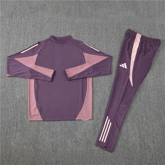 Arsenal Pull-Zip Trainingspak 'Paars' - KINDEREN