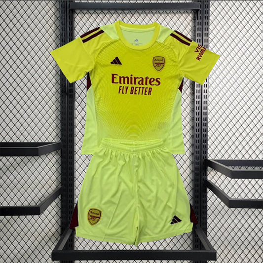 Arsenal Keeper Voetbalkit 'Geel' 25/26 - KINDEREN