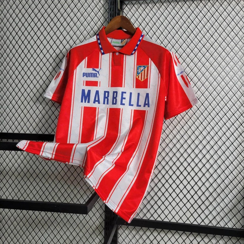 Atletico Madrid Retro 'Uit' Voetbalshirt 95/96 - VOLWASSENEN