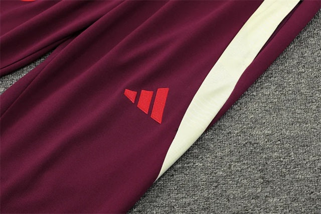 Bayern München Half-Pull Trainingspak 'Beige-Bordeaux' - KINDEREN