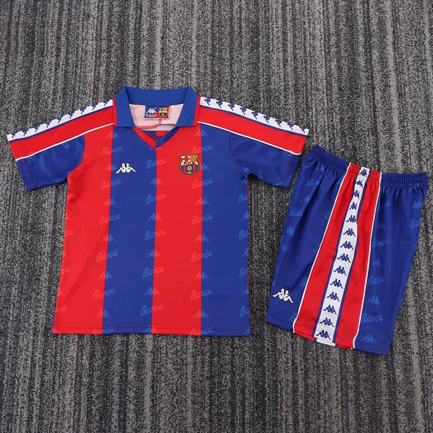 Barcelona Retro 'Thuis' Voetbalkit 92/95 - KINDEREN
