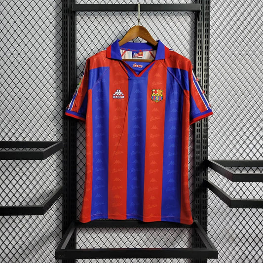 Barcelona Retro 'Thuis' Voetbalshirt 95/97 - VOLWASSENEN
