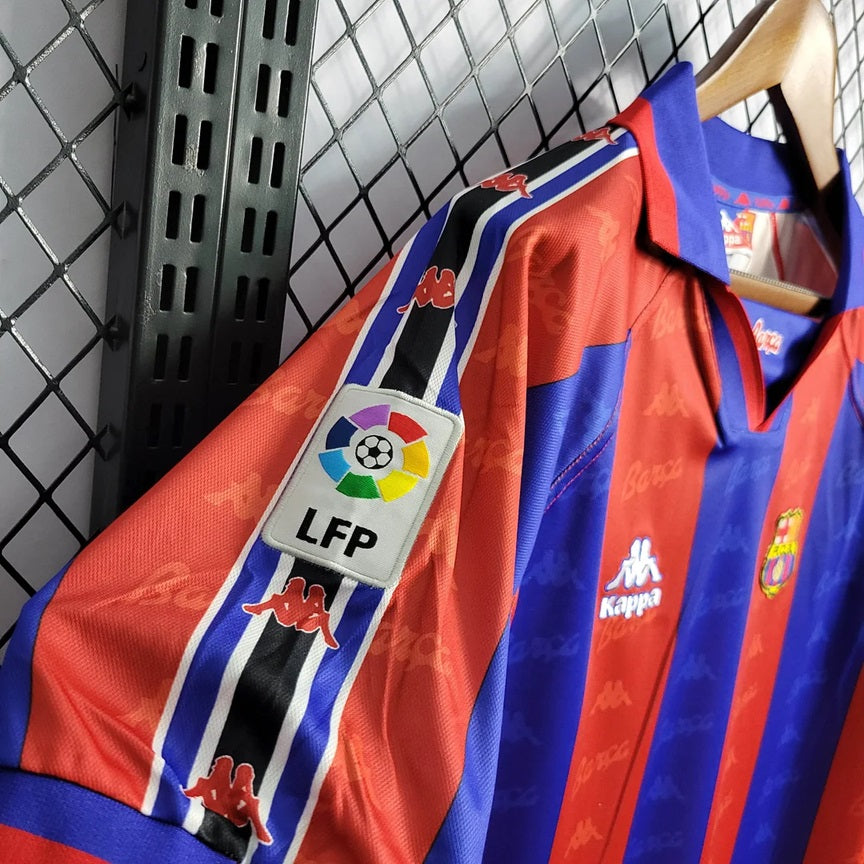 Barcelona Retro 'Thuis' Voetbalshirt 95/97 - VOLWASSENEN
