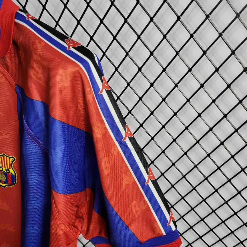 Barcelona Retro 'Thuis' Voetbalshirt 95/97 - VOLWASSENEN