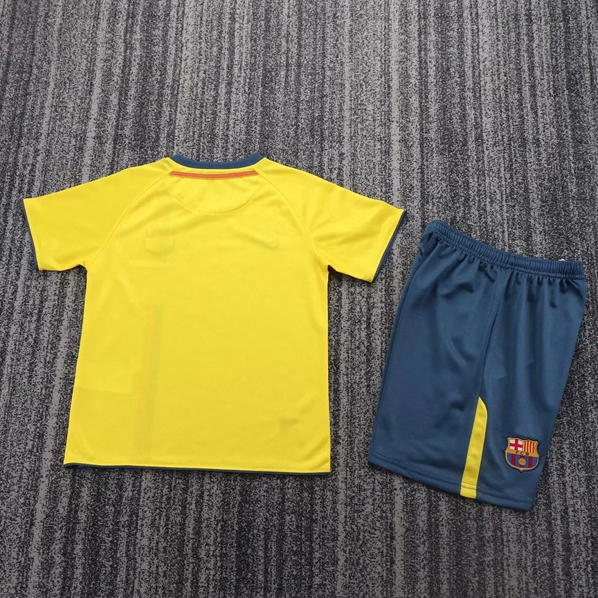 Barcelona Retro 'Uit' Voetbalkit 08/09 - KINDEREN