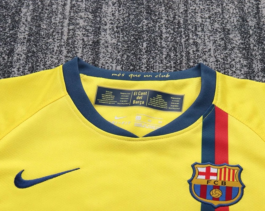 Barcelona Retro 'Uit' Voetbalkit 08/09 - KINDEREN