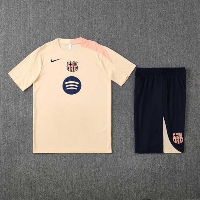 Barcelona Trainingskit 'Beige-Roze' 25/26 - KINDEREN