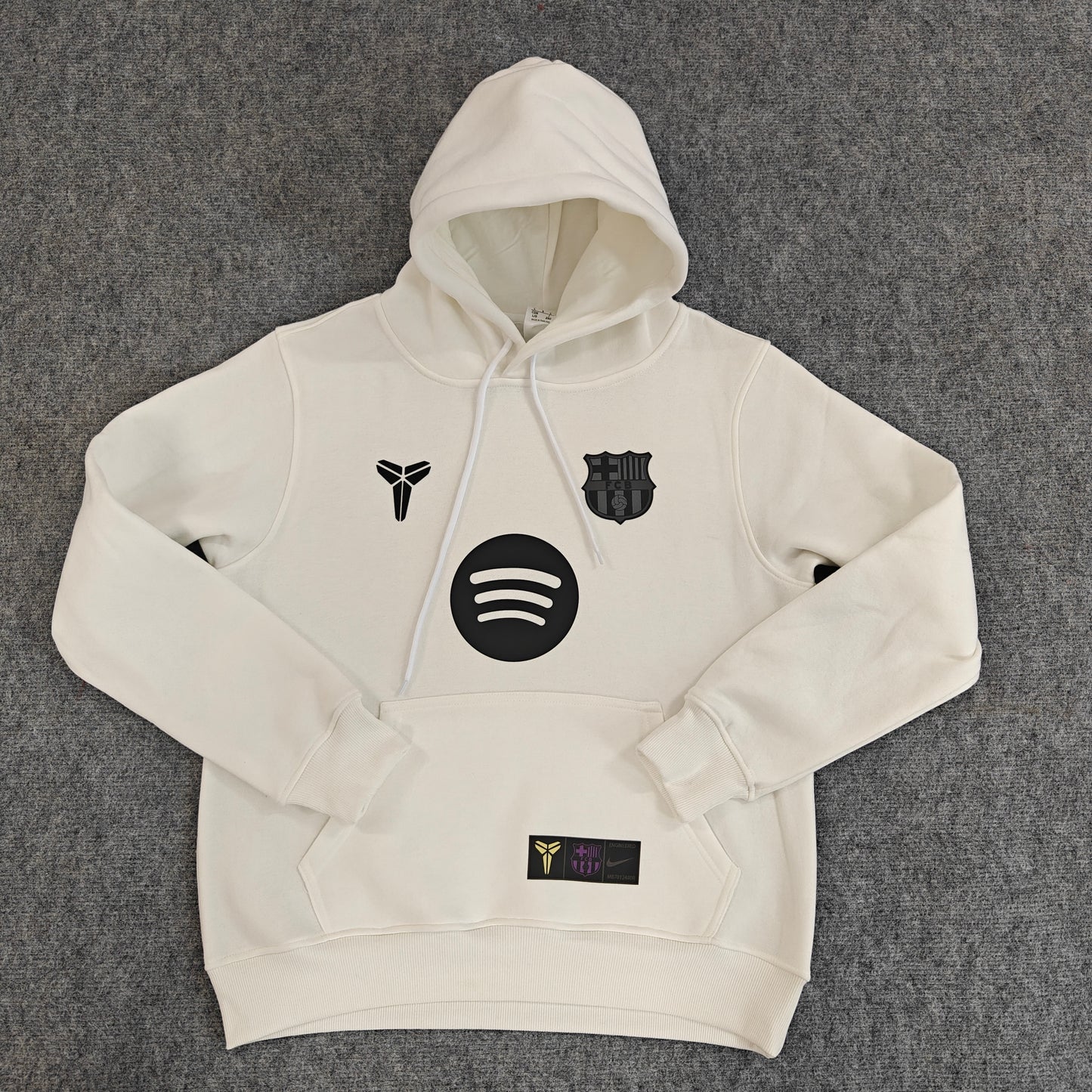 Barcelona Premium Fleece Hoodie 'Model 2' - VOLWASSENEN