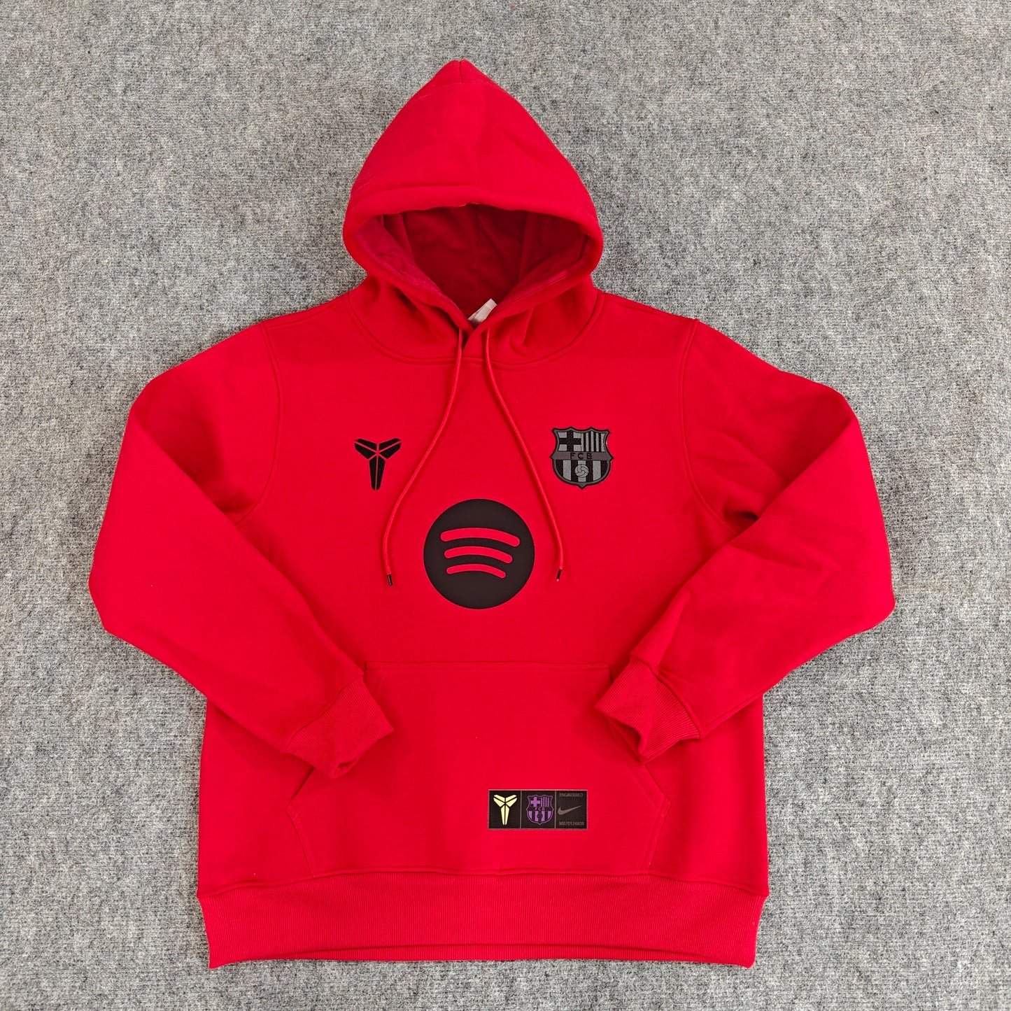 Barcelona Premium Fleece Hoodie 'Model 2' - VOLWASSENEN