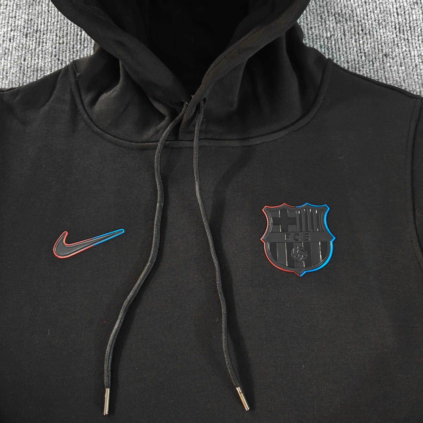 Barcelona Premium Fleece Hoodie 'Model 4' - VOLWASSENEN