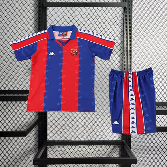 Barcelona Retro 'Thuis' Voetbalkit 92/95 - KINDEREN