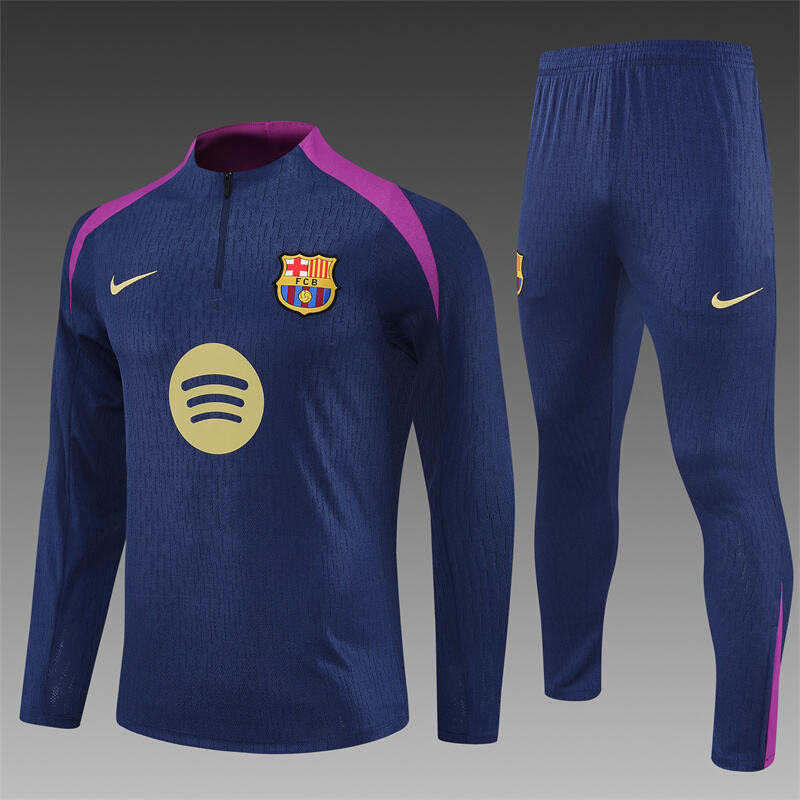Barcelona Half-Pull Trainingspak 'Blauw-Paars' 25/26 - VOLWASSENEN