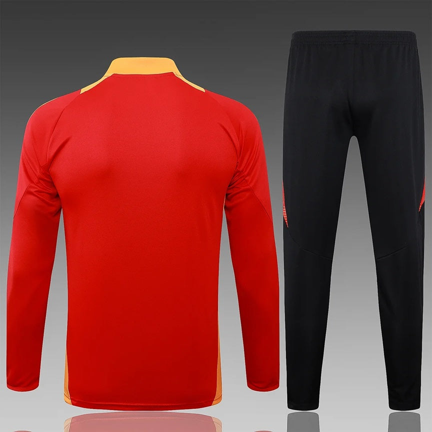 Bayern München Half-Pull Trainingspak 'Rood' - KINDEREN